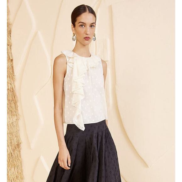 NWT Ulla Johnson Thalia Top in Pristine - Picture 2 of 7